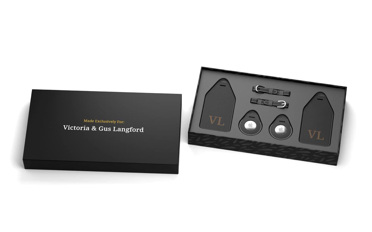 Apple AirTag Luggage Tag 2pc. Gift Set