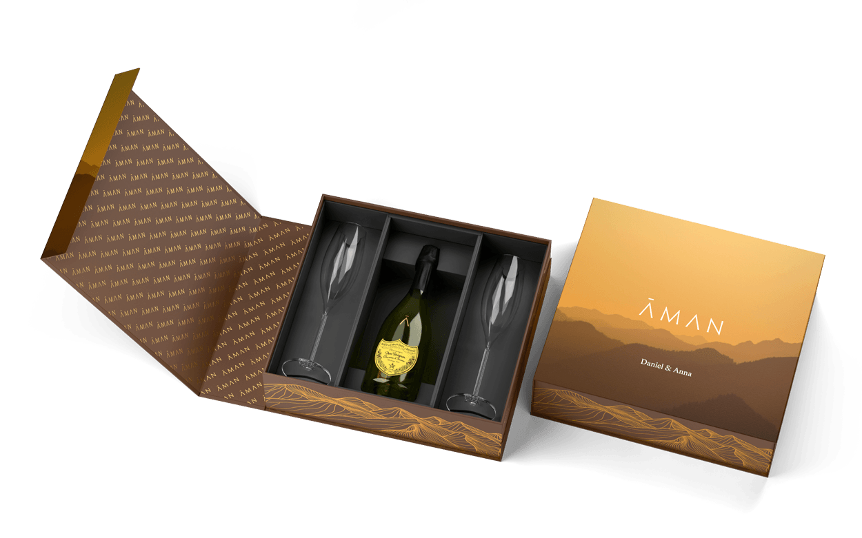 Waterford Flutes Dom Perignon Gift Set
